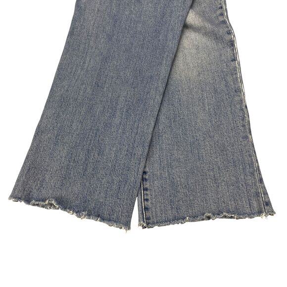 Hudson Jeans Straight Leg Crop Jeans Medium Wash Women Sz 30 Distressed - Picture 5 of 16